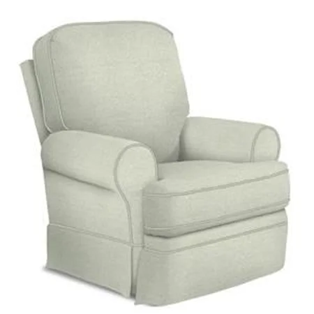 Skirted Swivel Glider Recliner